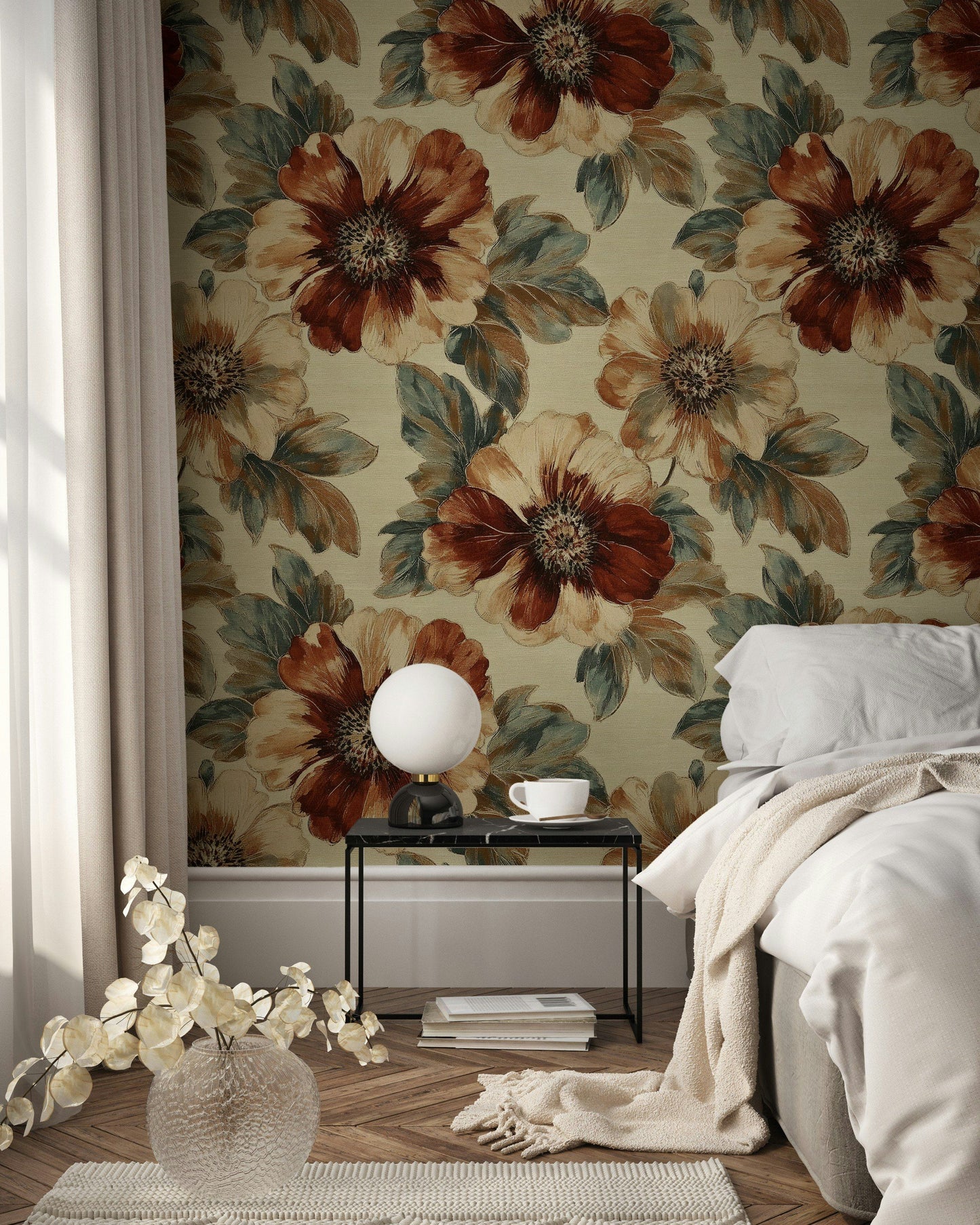 Vintage Floral Wallpaper