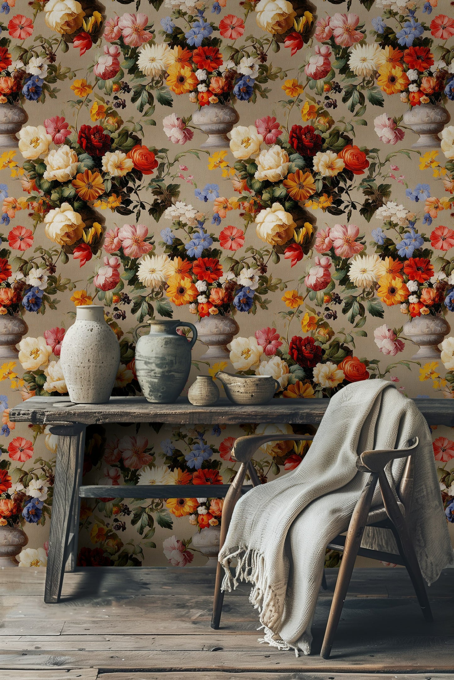 Botanical Elegance Wallpaper Floral Wall Mural