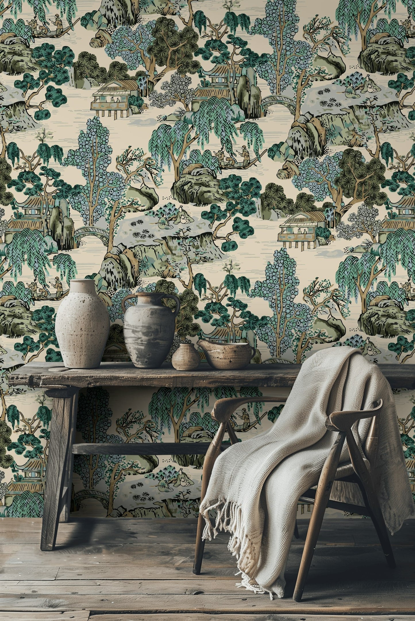 Japanese Garden Wallpaper Mural Traditional Asian Landscape