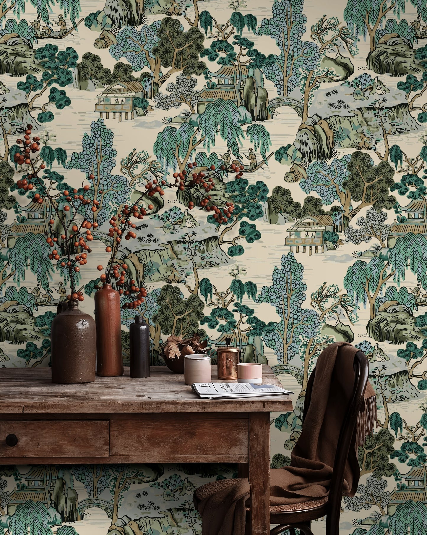 Japanese Garden Wallpaper Mural Traditional Asian Landscape