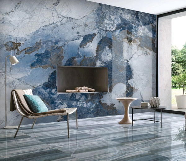 Blue Marble 3d Photo Vinyl Wallpaper Murals Home Decor