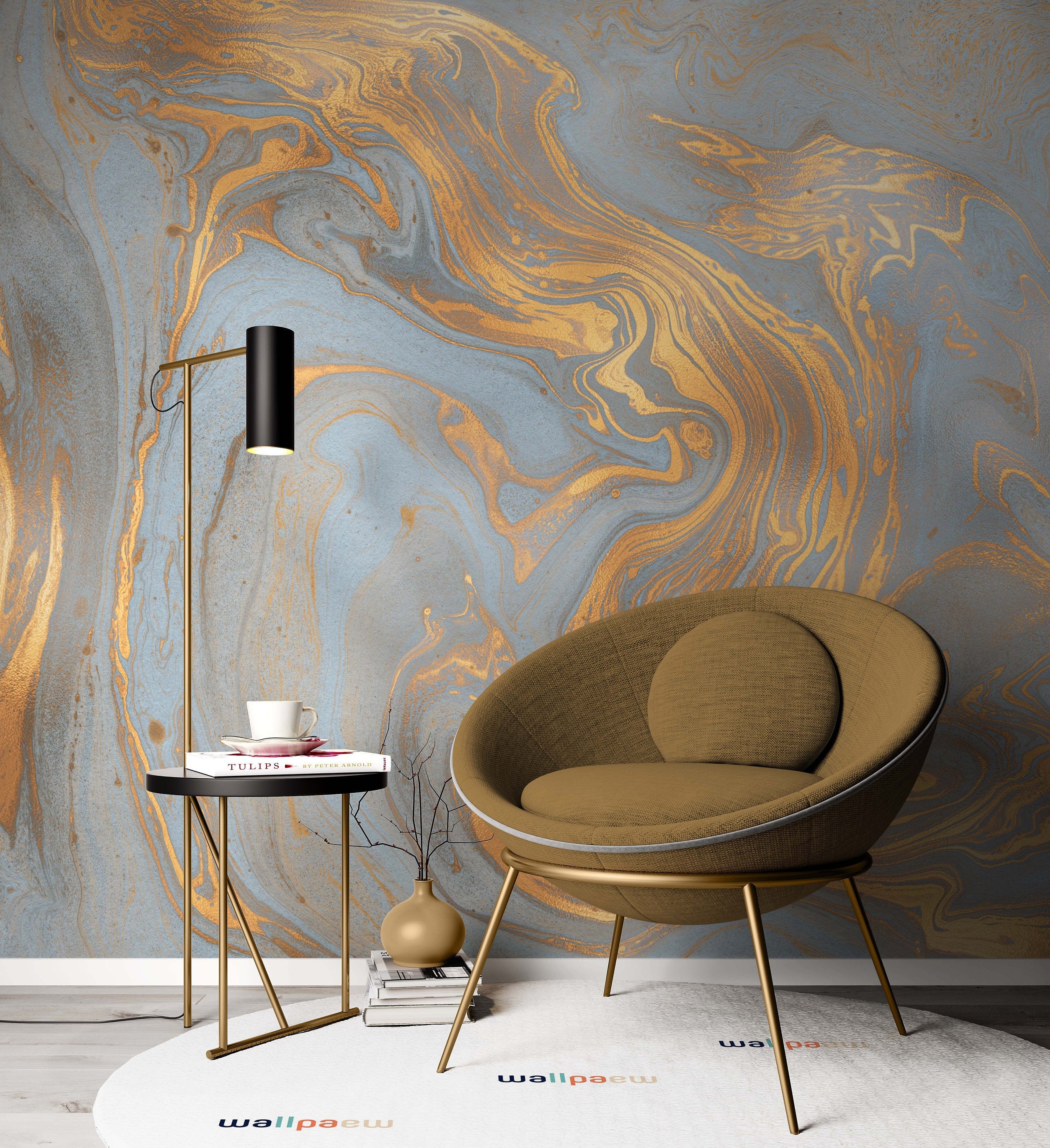 Background Creative Design Marble Texture Wallpaper Bathroom Restaurant Bedroom Living Room Cafe Office Mural Home Decor Wall Art