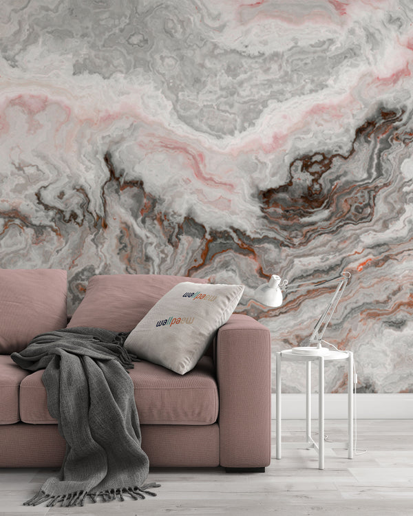 The Tile Of Abstract Texture With Rose Inclusions Wallpaper