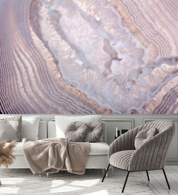 Light Agate Structure Abstract Background Modern Wallpaper Cafe Restaurant Decoration Living Room Bedroom Mural Home Decor Wall Art