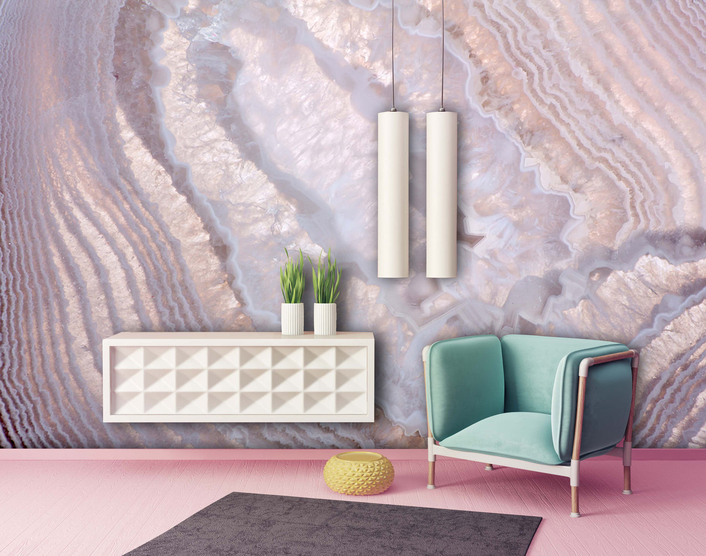 Light Agate Structure Abstract Background Modern Wallpaper Cafe Restaurant Decoration Living Room Bedroom Mural Home Decor Wall Art