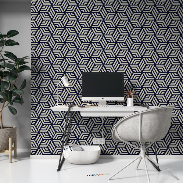 Cupe Pattern Geometric Shapes Luxury Modern Wallpaper