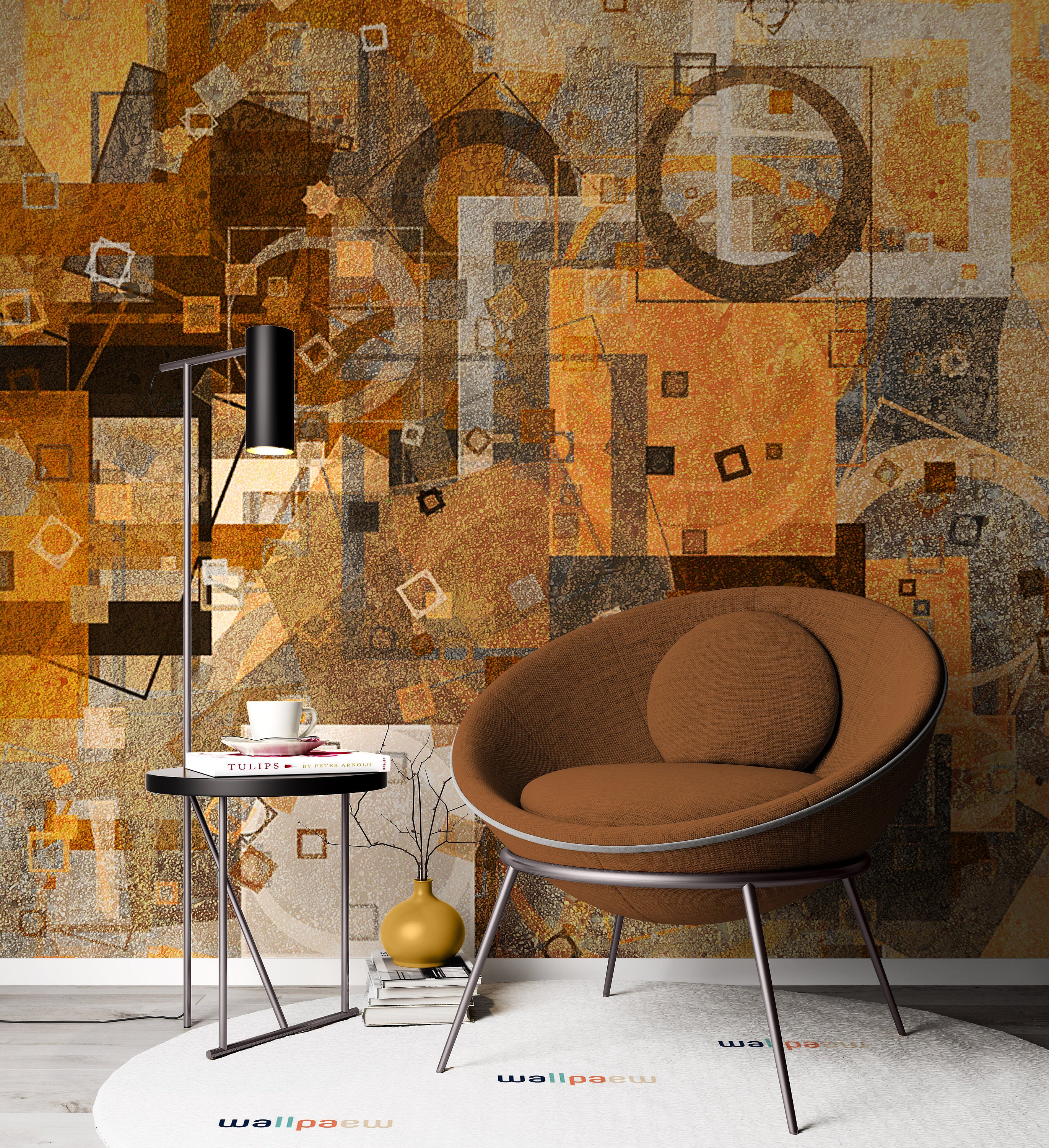 Abstract Grunge Rough Blended Texture Overlay Background Wallpaper Self Adhesive Peel and Stick Wall Sticker Wall Decoration Removable