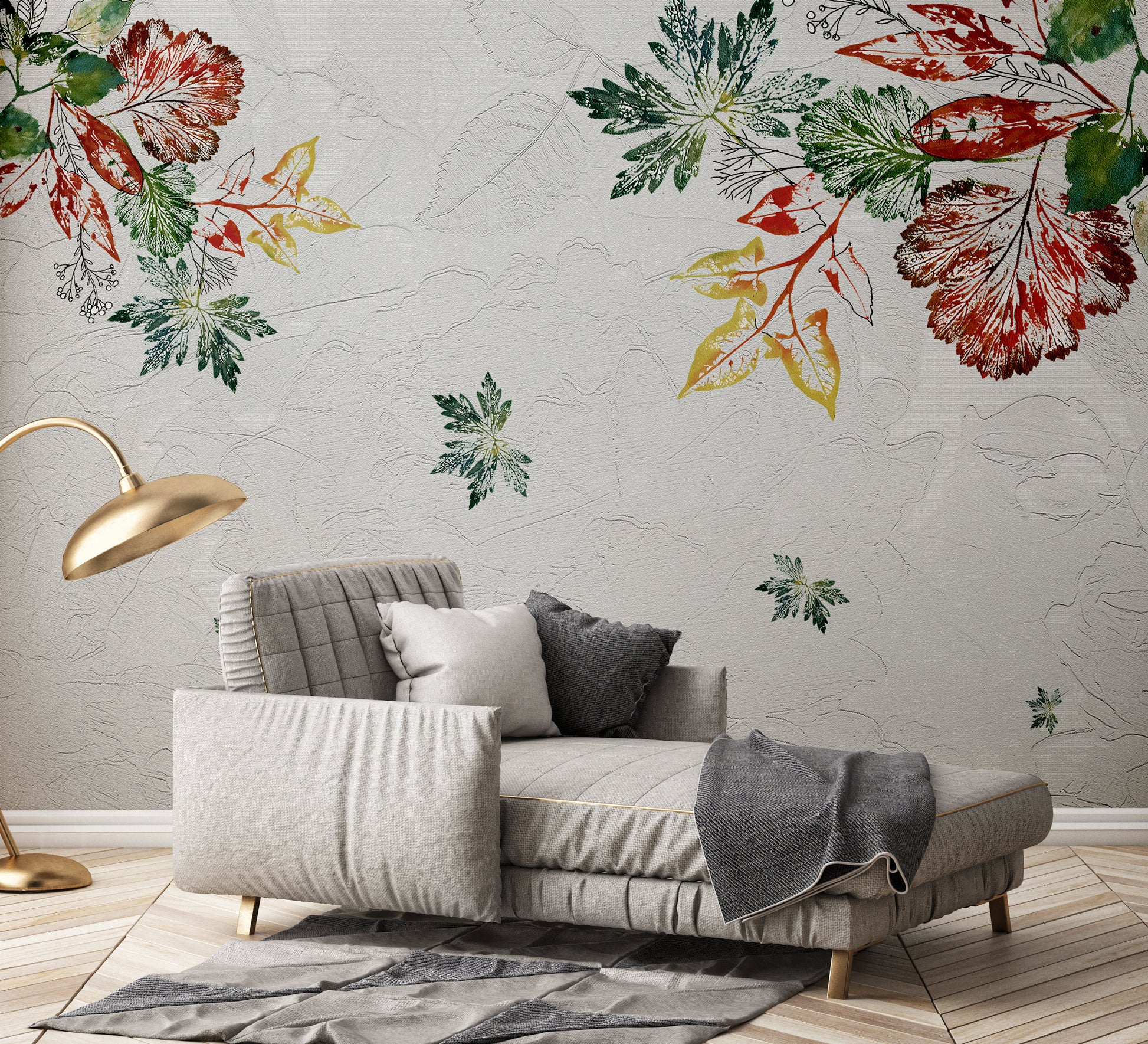Colorful Flowers Background Abstract Wallpaper Self Adhesive Peel and Stick Wall Decoration Minimalistic Scandinavian Design Removable