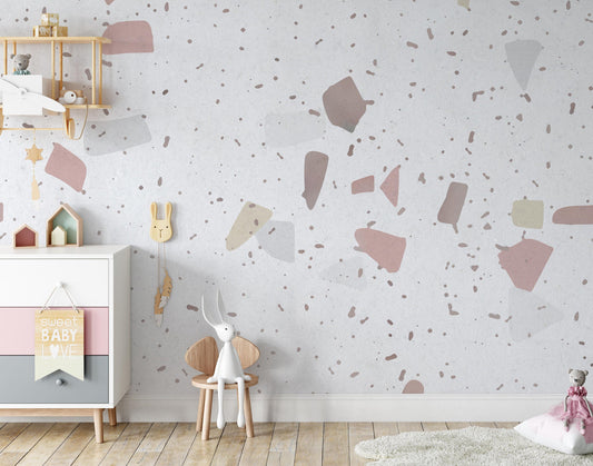 Colorful Abstract Stones Funny Wallpaper Self Adhesive Peel and Stick Wall Sticker Wall Decoration Scandinavian Removable