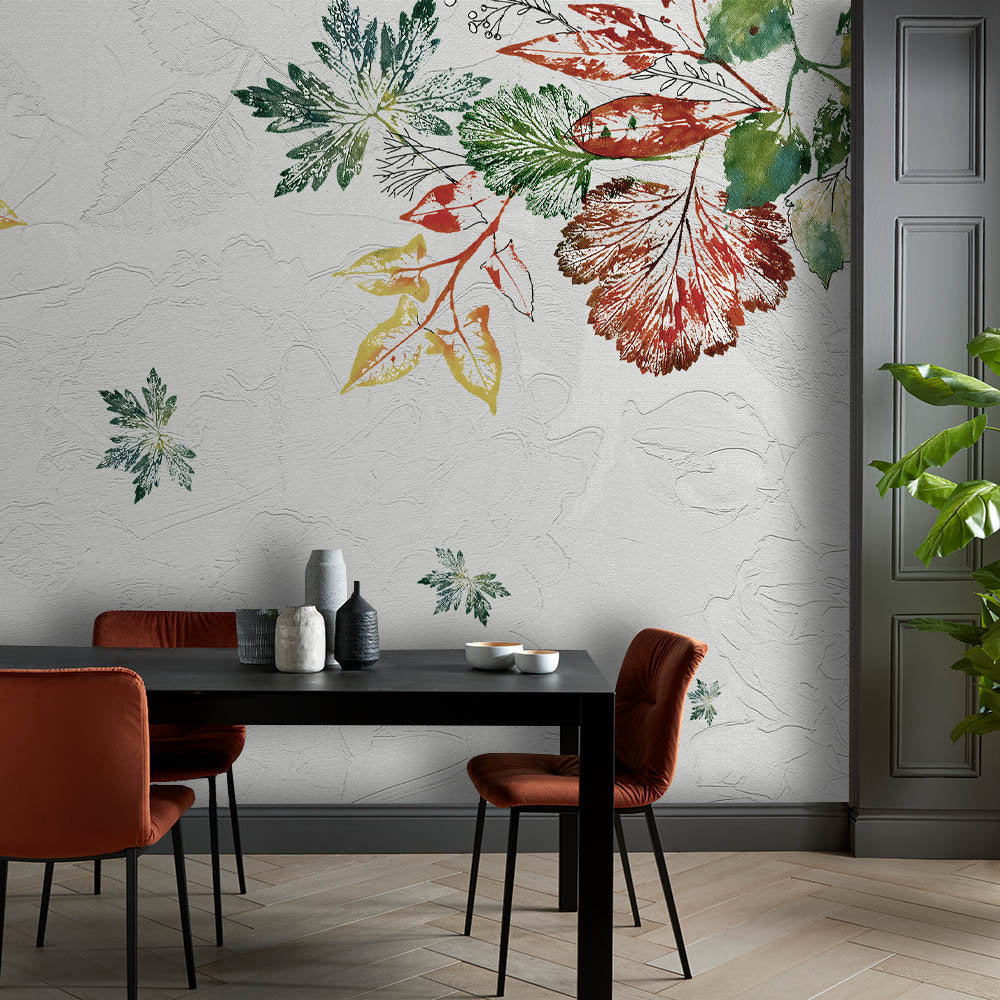 Colorful Flowers Background Abstract Wallpaper Self Adhesive Peel and Stick Wall Decoration Minimalistic Scandinavian Design Removable