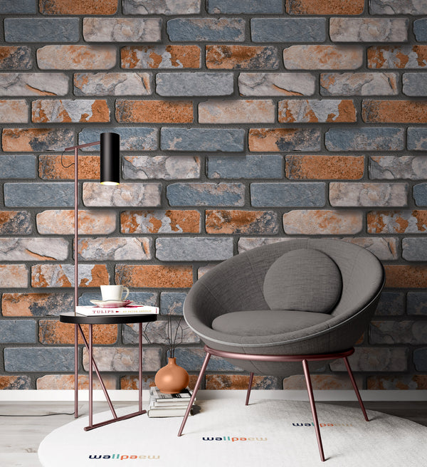 3D Stone Wall Elevation for Background Wallpaper Self Adhesive Peel and Stick Wall Sticker Wall Decoration Minimalistic Scandinavian Decor