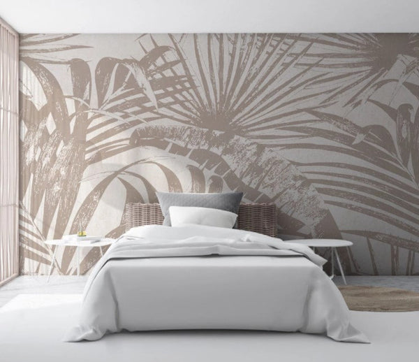 Abstract Old Style Vintage Leaves Background Wallpaper Self Adhesive Peel and Stick Wall Sticker Wall Decoration Removable